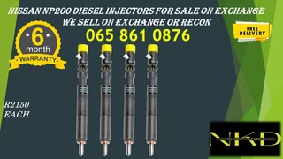 Nissan Np200 Diesel Injectors For Sale On Exchange Or To Recon With 6 Months Warranty