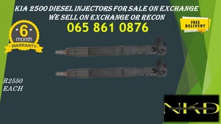 Kia 2500 Diesel Injectors For Sale On Exchange Or To Recon With Warranty
