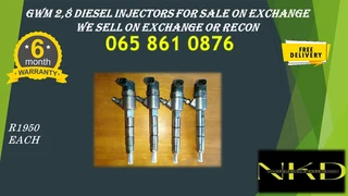 Gw M 2.8 Diesel Injectors For Sale Or Recon With Warranty
