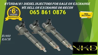 Hyundai H1 Diesel Injectors For Sale On Exchange Or Recondition Your Own