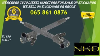 Mercedes C270 Diesel Injectors For Sale