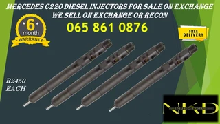 MERCEDES C220 DIESEL INJECTORS FOR SALE
