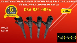 Mahindra Scorpio Diesel Injectors For Sale On Exchange Or Recon With Warranty