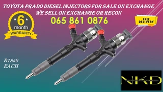 Toyota Prado Diesel injectors for sale or recon