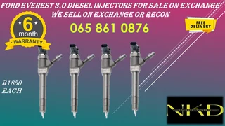 Ford Everest(3.0/bt50) Dieel Injectors For Sale On Exchange Or To Recon With Warranty