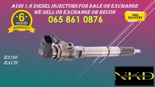Audi 1.6 Diesel Injectors For Sale On Exchange Or To Recon With Warranty