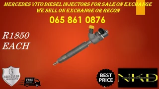 Mercedes Benz Vito Diesel Injectors For Sale Or To Recon