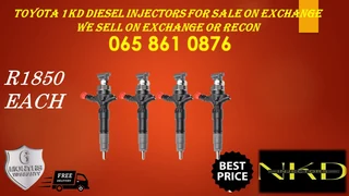 Toyota 1kd Diesel Injectors For Sale Or To Recon