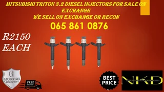 Mitsubishi Triton 3.2 Diesel Injectors For Sale On Exchange Or To Recon With Warranty
