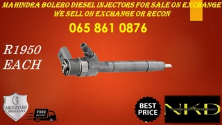 Mahindra Bolero Diesel Injectors For Sale On Exchange Or To Recon With Warranty