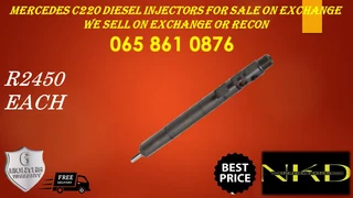 Mercedes C220 Diesel Injectors For Sale On Exchange Or To Recon With Warranty
