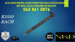 Kia 2500 Diesel Injectors For Sale Or To Recon
