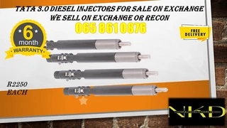 Tata 3.0 Diesel Injectors For Sale On Exchange Or To Recon