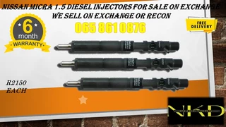 Nissan Micra 1.5 Diesel Injectors For Sale On Exchange With 6 Months Warranty