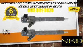 Mercedes C220 Diesel Injectors For Sale Or To Recon