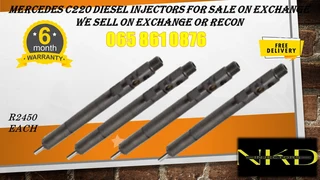 Mercedes C220 Diesel Injectors For Sale On Exchange Or To Recon With Warranty