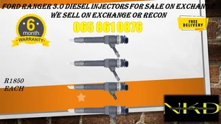 Ford Ranger 3.0 Diesel Injectors For Sale Or To Recon