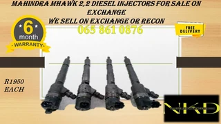 Mahindra Mhawl 2.2 Diesel Injectors For Sale On Exchange Or To Recon With Warranty