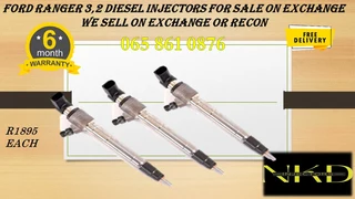 Ford Ranger 3.2 Diesel Injectors For Sale On Exchange Or To Recon With Warranty