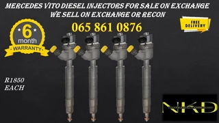 Mercedes Benz Vito Diesel Injectors For Sale Or To Recon