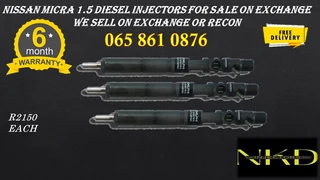 Nissan Micra 1.5 Diesel Injectors For Sale Or To Recon
