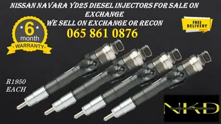 Nissan Navara Yd25 Diesel Injectors For Sale On Exchange Or To Recon With Warranty