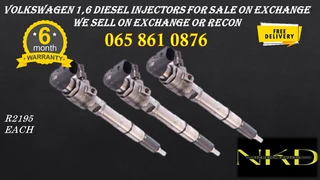 Volkswagen 1.6 Diesel Injectors For Sale On Exchange Or To Recon With Warranty