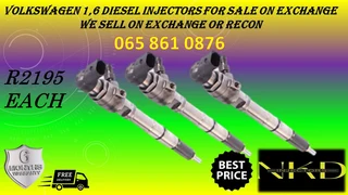 Audi 1.6 Diesel Injectors For Sale On Exchange Or Recon