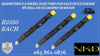 Ssangyong Diesel Iinjectors For Sale Or To Recon