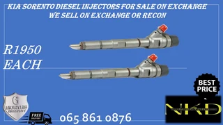 Kia Sorento Diesel Injectors For Sale On Exchange Or To Recon