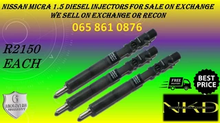 Nissan Micra diesel injectors for sale on exchange