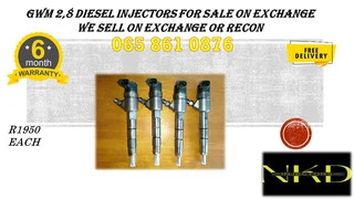 Gwm 2.8 Diesel Injectors For Sale Or To Recon