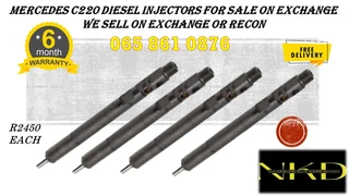 Mercedes C220 Diesel Injectors For Sale On Exchange Or To Recon With Warranty