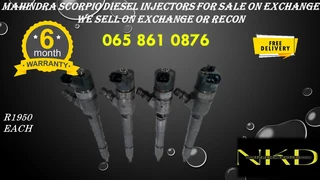 Mahindra Scorpio Injectors For Sale On Exchange With 6 Months Warranty
