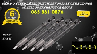 Gwm 2.0 Steed Diesel Injectors For Sale On Exchange Or To Recon With Warranty