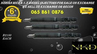 Nissan Micra 1.5 Diesel Injectors For Sale On Exchange With 6 Months Warranty