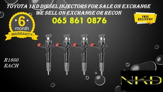 Toyota 1kd Diesel Injectors For Sale Or To Recon