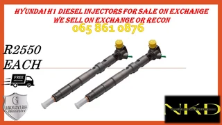 Hyundai H1 Delphi diesel injectors for sale or to recon.