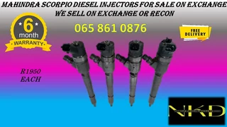 Mahindra Scorpio Diesel Injectors For Sale Or To Recon