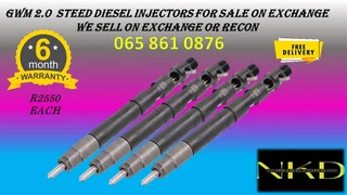 Gwm 2.0 Steed Diesel Injectors For Sale On Exchange Or To Recon With Warranty