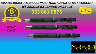 Nissan Micra 1.5 Diesel Injectors For Sale On Exchange With 6 Months Warranty