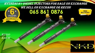 Hyundai H1 Diesel Injectors For Sale Or To Recon