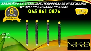 Ssangyong 2.0 Diesel Injectors For Sale On Exchange With 6 Months Warranty