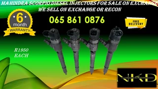 Mahindra  Scorpio Diesel Injectors For Sale On Exchange With 6 Months Warranty