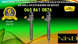 Mercedes Benz Vito Diesel Injectors For Sale Or To Recon