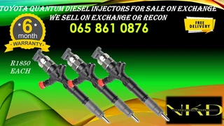 Toyota Quantum Diesel Injectors For Sale On Exchange Or To Recon
