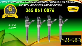 Ford Everest 93.0/bt50) Diesel Injectors For Sale On Exchange Or To Recon With Warranty