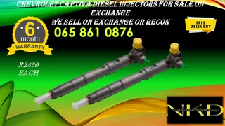 Chevrolet Captiva Diesel Injectors For Sale On Exchange With 6 Months Warranty