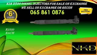 Kia 2500 Diesel Injectors For Sale Or To Recon