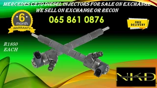 Mercedes C270 Diesel Injectors For Sale On Exchange Or To Recon